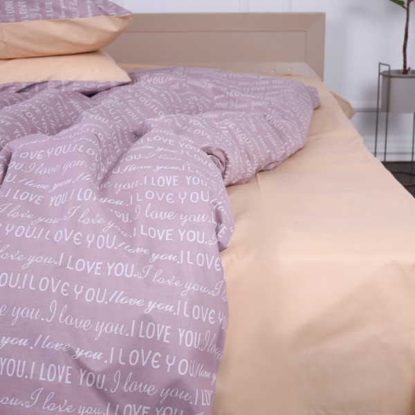 Фото - Комплект постільної білизни MirSon King Size 220х240 см 17-4801 Rapallo Ranforce Elite (2200009160974)