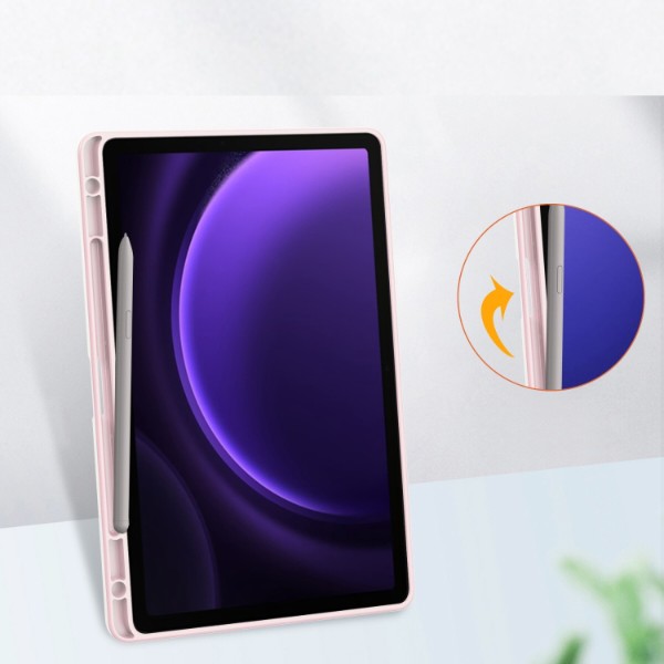 Фото - Чохол для планшета BeCover Soft Edge з кріпленням для стілусу for Samsung Galaxy Tab S10 FE (SM-X520/SM-X526) 10.9" Pink (713305)