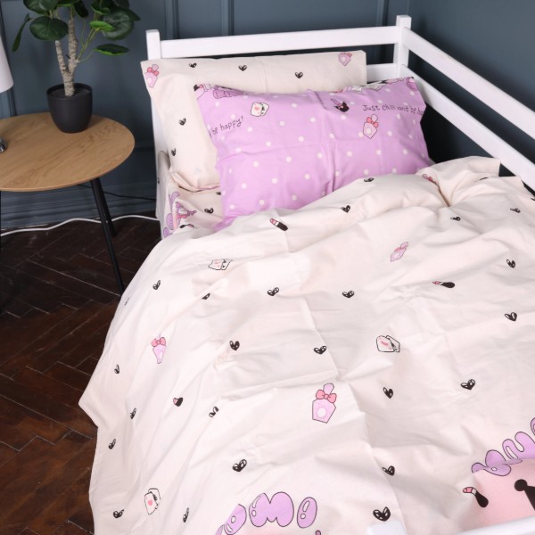 Фото - Комплект постельного белья MirSon Бязь Kids Time 17-0822 Kuromi 175х210 см (2200011553191)