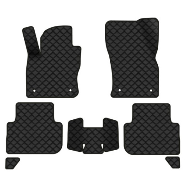 Фото - Коврики из экокожи в салон авто EVAtech ECO для Tiguan (Mk 2) Volkswagen 2016-2020 2 поколение SUV EU VW31492CN7AV4BBB