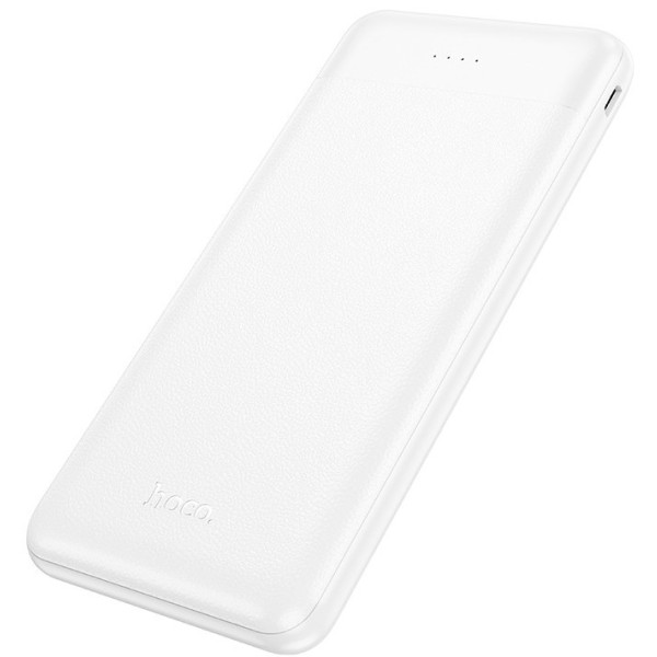 Фото - Батарея мобильная HOCO J153 Stability 10W 10000 mAh White (715099)