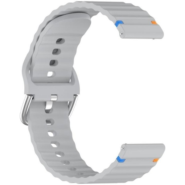 Фото - Ремінець для смарт-годинника BeCover Ribbed Tape (22mm) for Huawei Watch GT 5 / GT 4 (46mm) / GT 3 (46mm) / GT 2 (46mm) / GT 2 Pro / Watch GS Pro Lite Gray (714288)