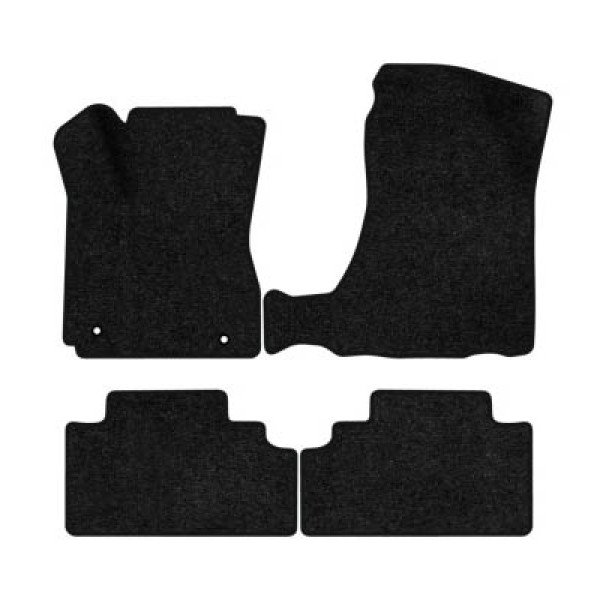 Фото - Килимки ворсові в салон авто EVAtech Standard для Hyundai Tucson (JM) AT 2004-2010 1 покоління SUV Korea чорний кант HY43594PDC4TL2VEB