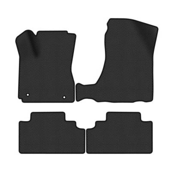 Фото - Килимки ворсові в салон авто EVAtech Standard для Hyundai Tucson (JM) AT 2004-2010 1 покоління SUV Korea чорний кант HY43594PDC4TL2VEB
