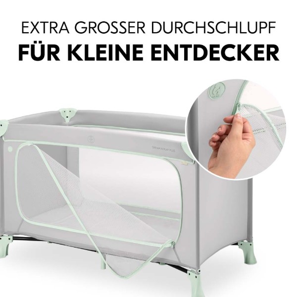 Фото - Манеж-ліжко HAUCK Dream N Play Plus Dusty Mint