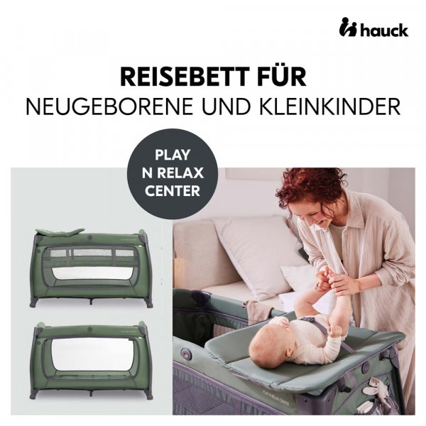 Фото - Манеж-ліжко HAUCK Play N Relax Dark Green
