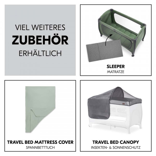 Фото - Манеж-ліжко HAUCK Play N Relax Dark Green