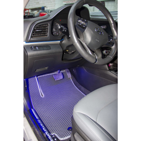 Фото - EVA килимки в салон авто передні EVAtech для Elantra (AD) Hyundai 2015-2020 6 покоління Sedan USA HY1478AV2KH3RGB