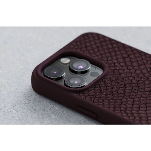 Фото - Чохол для смартфону Njord Salmon Leather MagSafe Case Rust for iPhone 15 (NA51SL03)