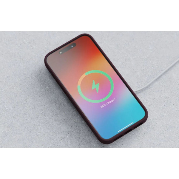 Фото - Чохол для смартфону Njord Salmon Leather MagSafe Case Rust for iPhone 15 (NA51SL03)