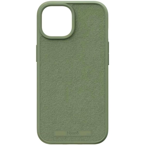 Фото - Чехол для смартфона Njord Suede MagSafe Case Olive for iPhone 15 Plus (NA52SU06)