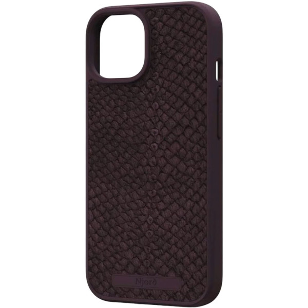 Фото - Чохол для смартфону Njord Salmon Leather MagSafe Case Rust for iPhone 15 (NA51SL03)