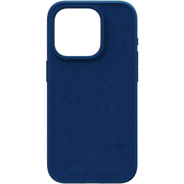 Фото - Чохол для смартфону Njord Suede MagSafe Case Navy Blue for iPhone 15 Pro (NA53SU01)
