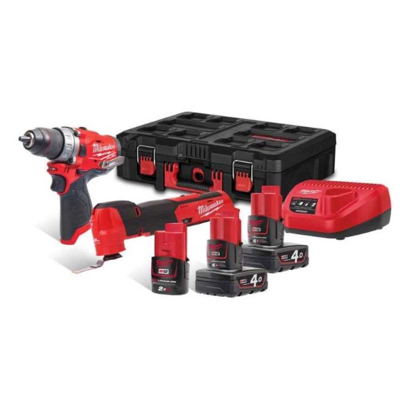 Фото - Набір електроінструментів Milwaukee M12 FUEL FDD-0 (4933478825)