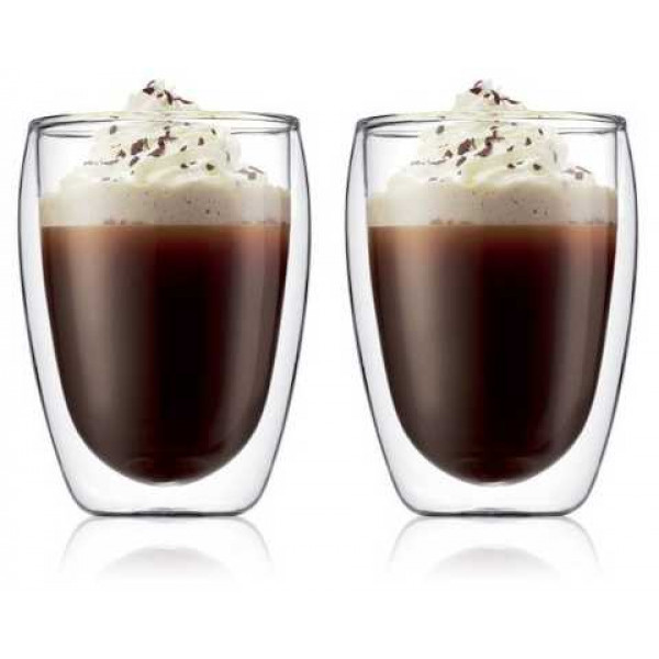 Фото - Набір склянок з подвійними стінками Bodum Pavina 6 шт 350 мл 4559-10-12