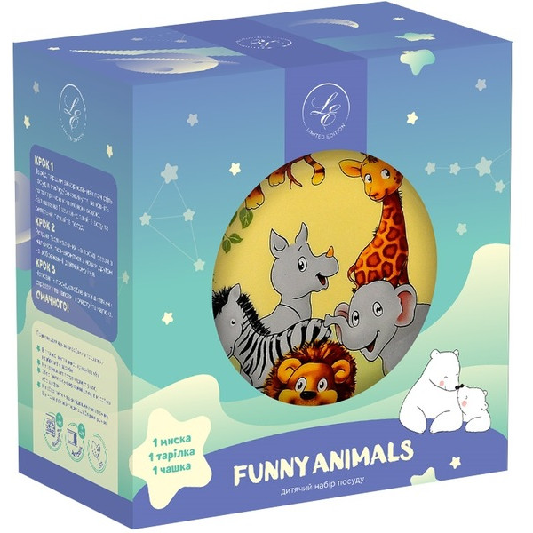 Фото - Набір дитячий 3 пр. Limited Edition JUNGLE 3 пр. (YF6030)