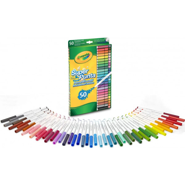 Фото - Фломастери Crayola Supertips (washable) 50 шт.