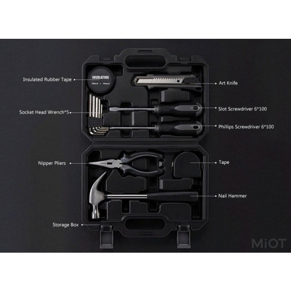 Фото - Набір інструментів Jiuxun Tools Toolbox 12х1 PCS