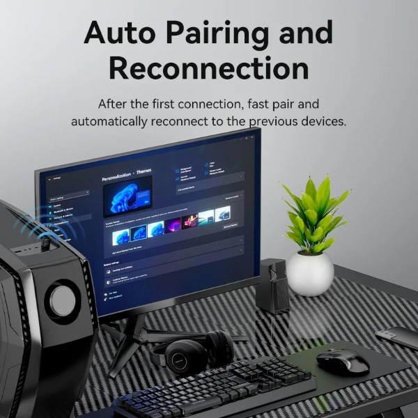 Фото - Адаптер мережі Bluetooth USB Vention v5.3 20м (NAHB0)
