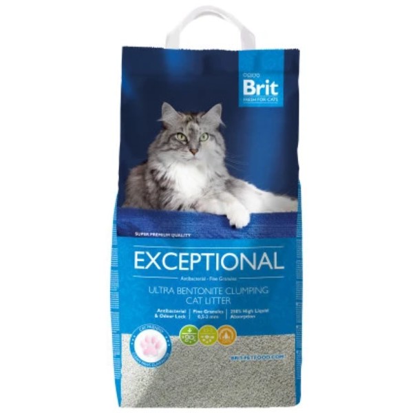Фото - Наполнитель бентонитовый Brit Fresh Exceptional Ultra Bentonite 10 кг (8595602505845)