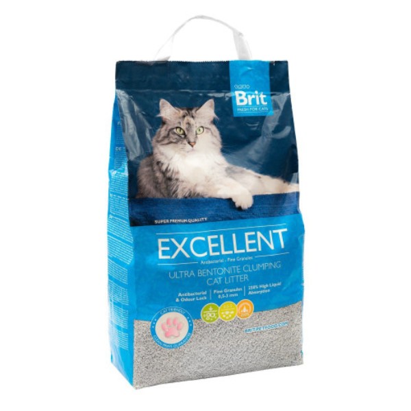 Фото - Наполнитель бентонитовый Brit Fresh Excellent Ultra Bentonite 5 кг (8595602505838)