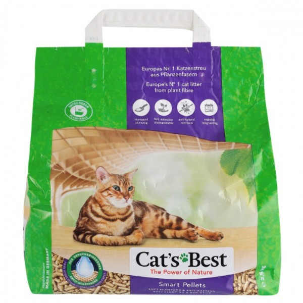 Фото - Наповнювач деревний Cats Best Smart Pellets 2,5 кг (4002973202135)