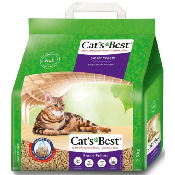 Фото - Наповнювач деревний Cats Best Smart Pellets 5 кг (4002973000885)