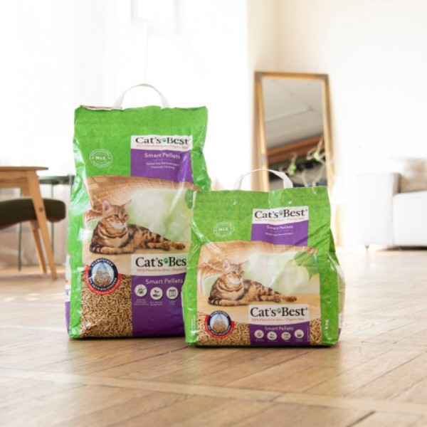 Фото - Наповнювач деревний Cats Best Smart Pellets 5 кг (4002973000885)