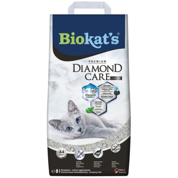 Фото - Наповнювач бентонітовий Biokat's Diamond Classic 8 л (4002064613253)