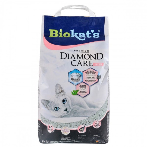 Фото - Наповнювач бентонітовий Biokat's Diamond Fresh 8 л (4002064613260)