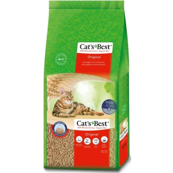 Фото - Наполнитель древесный Cat’s Best Original 40 л / 17,2 кг (4002973213094)
