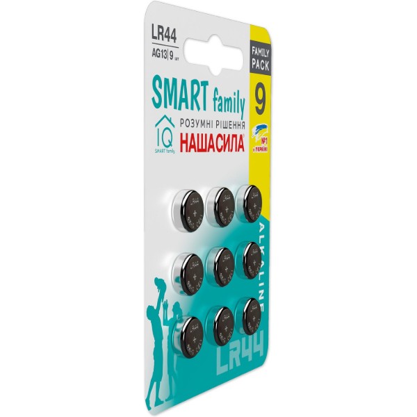 Фото - Батарейка Наша Сила SMART LR44 9 (6922363163724)