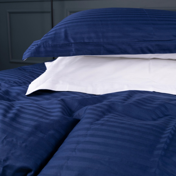 Фото - Комплект постільної білизни дитячий MirSon Satin Stripe 30-0020 + 30-0001 Naskirin 110х140 (2200005247389)