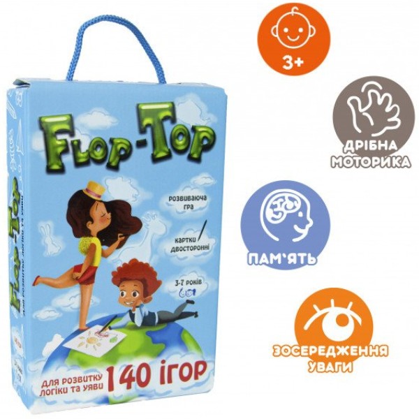 Фото - Настольная игра (5-7 лет) Strateg Flop-Top (укр) (30868)