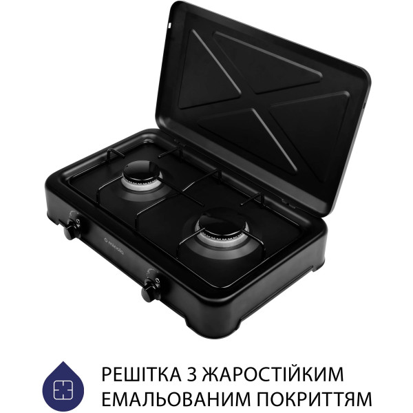 Фото - Плита газова настільна Minola TGH 200 BL