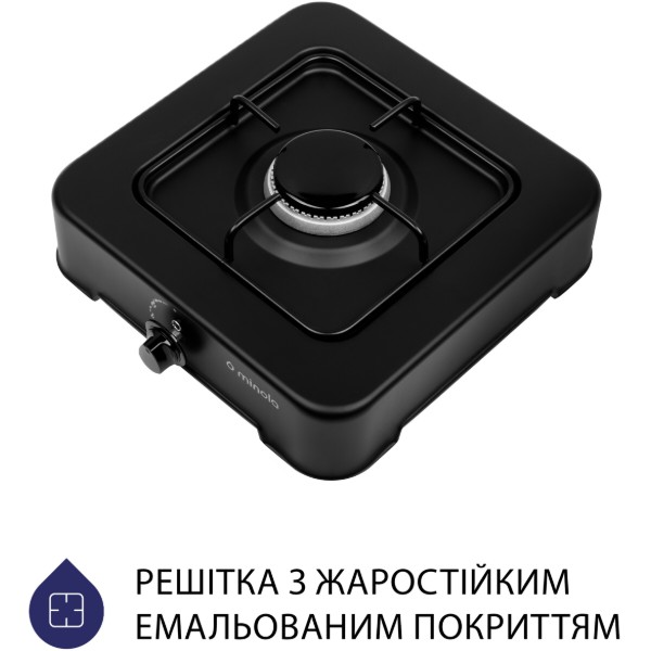 Фото - Плита газовая настольная Minola TGH 100 BL