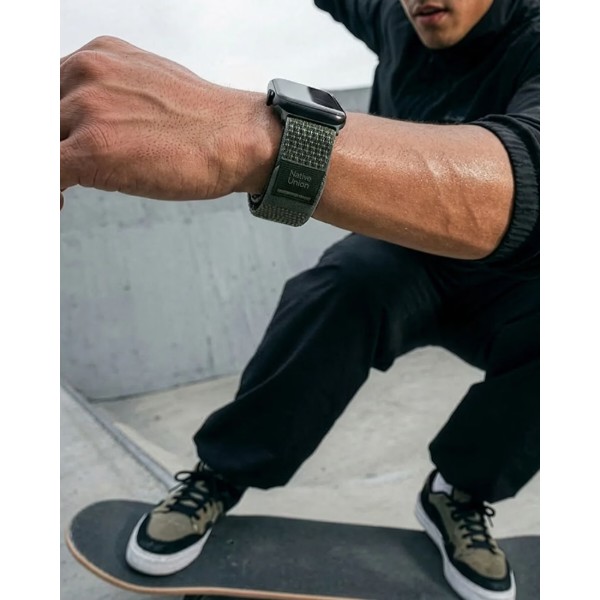 Фото - Ремінець для смарт-годинника Native Union Active Sport Loop Band Slate Green 46/49mm (ACTLOOP-AW-L-GRN)