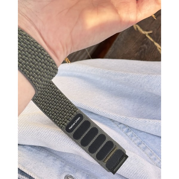 Фото - Ремінець для смарт-годинника Native Union Active Sport Loop Band Slate Green 46/49mm (ACTLOOP-AW-L-GRN)