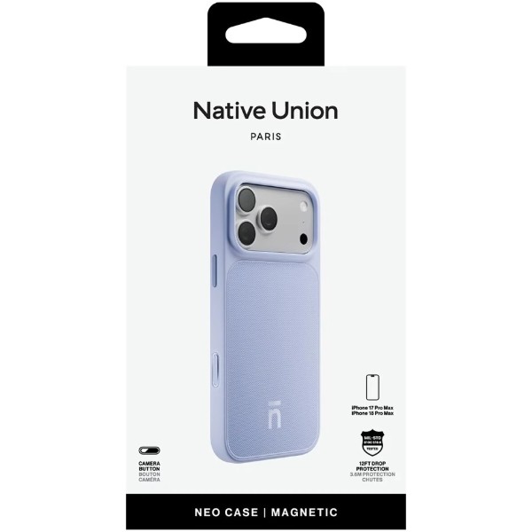 Фото - Чохол для смартфону Native Union Neo Case Azur for iPhone 18 Pro/17 Pro (NEOCSE-BLU-NP26P)