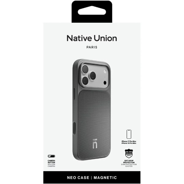 Фото - Чохол для смартфона Native Union Neo Case Black for iPhone 18 Pro Max/17 Pro Max (NEOCSE-BLK-NP26PM)