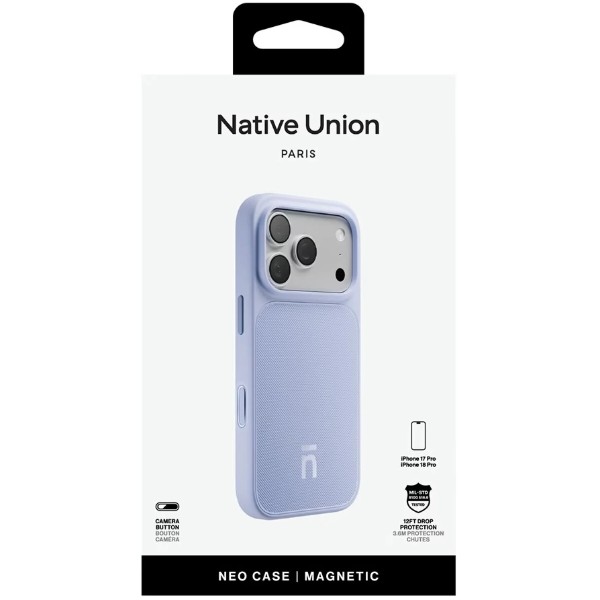 Фото - Чохол для смартфона Native Union Neo Case Azur for iPhone 18 Pro Max/17 Pro Max (NEOCSE-BLU-NP26PM)