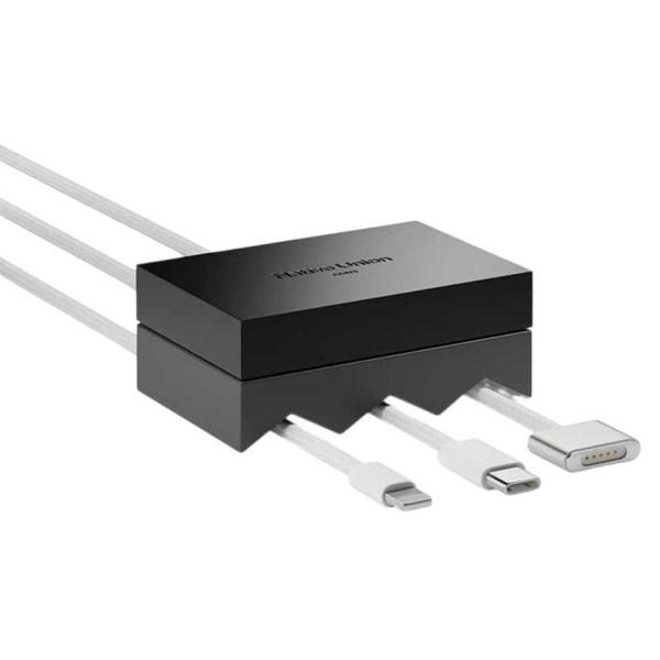 Фото - Органайзер для хранения кабелей Native Union Weighter Triple Channel Black (CBWEIG-TRI-BLK)