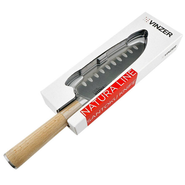 Фото - Ніж сантоку Vinzer Natura Line 12 см (50612)