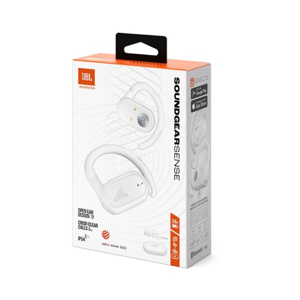 Фото - Навушники вкладиші бездротові TWS JBL Soundgear Sense White (JBLSNDGEARSNSWHT)