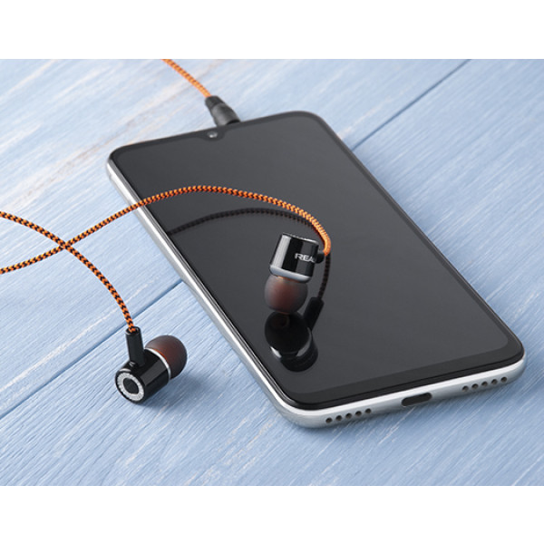 Фото - Наушники вкладыши REAL-EL Z-1750 Black-Orange