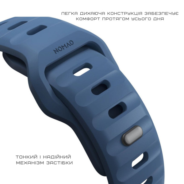 Фото - Ремешок для смарт-часов Nomad Sport Band Naval Blue 46mm/49mm (NM014919858)