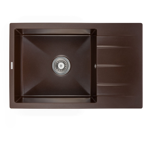 Фото - Мийка кухонна GRANADO NAVIA Marron з сифоном