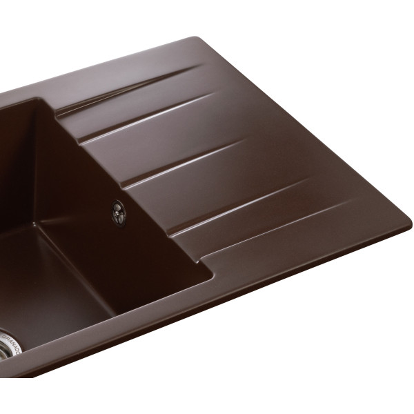 Фото - Мийка кухонна GRANADO NAVIA Marron з сифоном