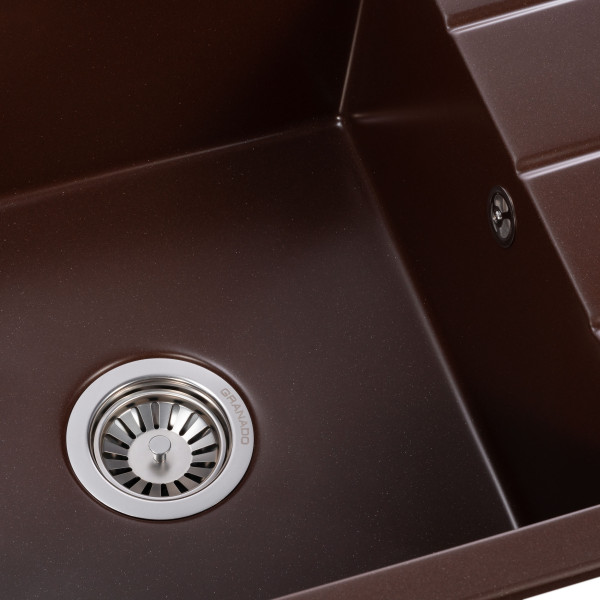 Фото - Мийка кухонна GRANADO NAVIA Marron з сифоном