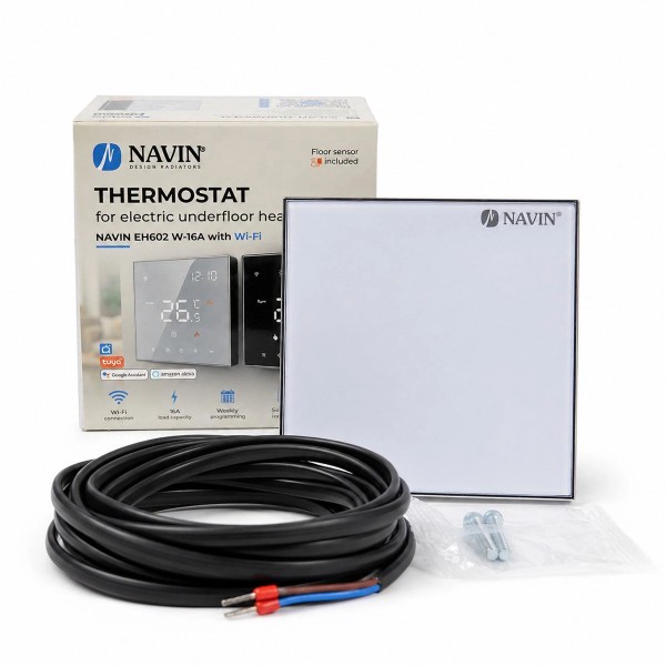 Фото - Терморегулятор Navin EH602 W-16A (24-160074-0441)